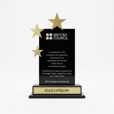 British Council Gold Category Award 2026