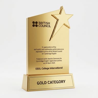 British Council Gold Category Award 2025